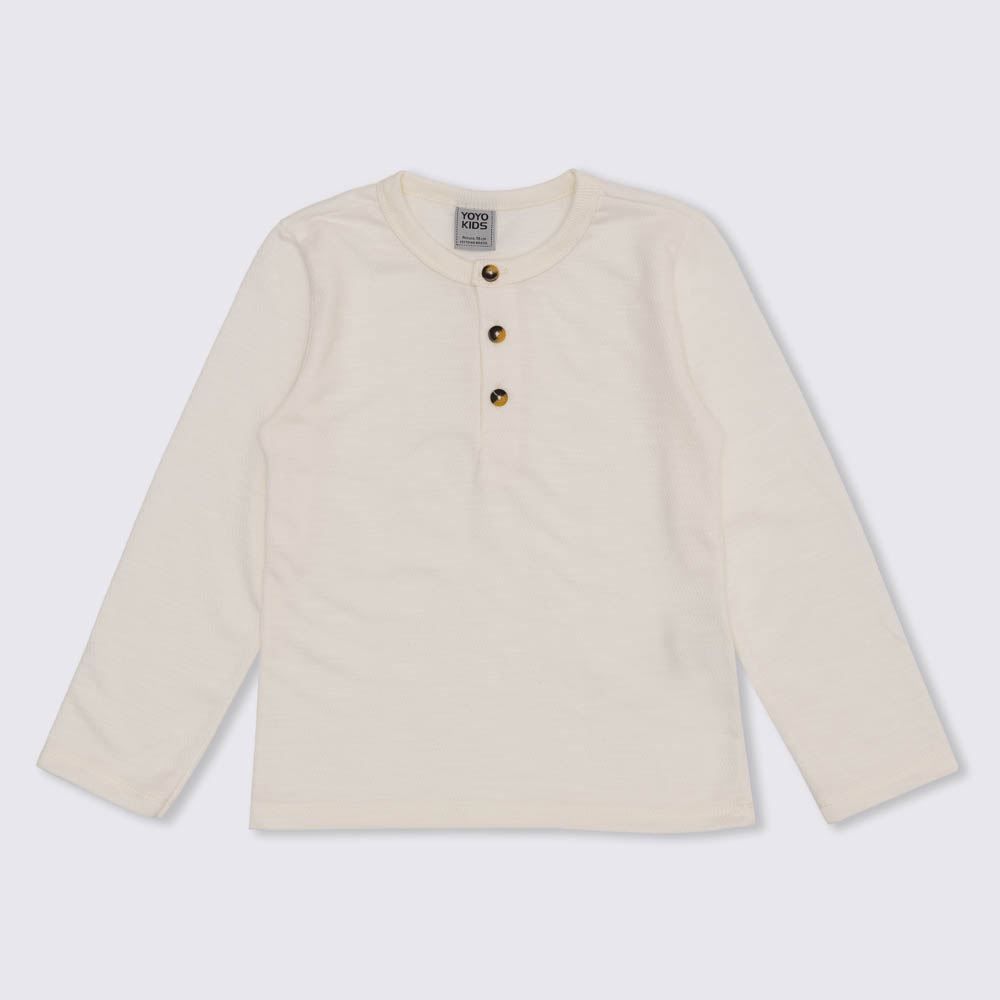 Camiseta 1 a 3 anos M/Malha Filetada Yoyo Kids