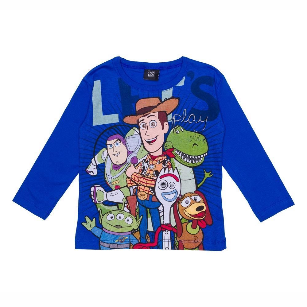 Camiseta 1 a 3 anos M/Malha Personagens Toy Storie Disney