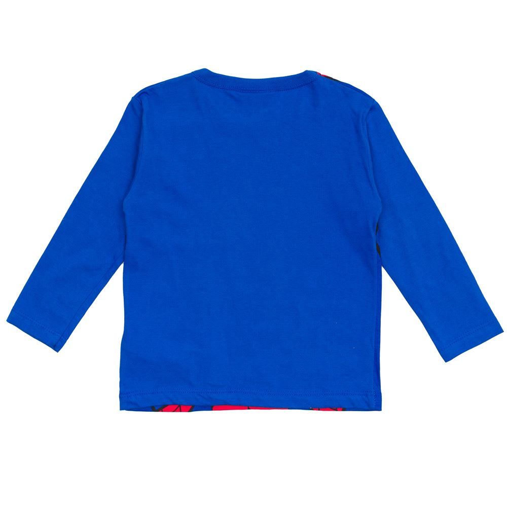 Camiseta 1 a 3 anos M/Malha Spider Man Poá em Gel Marvel