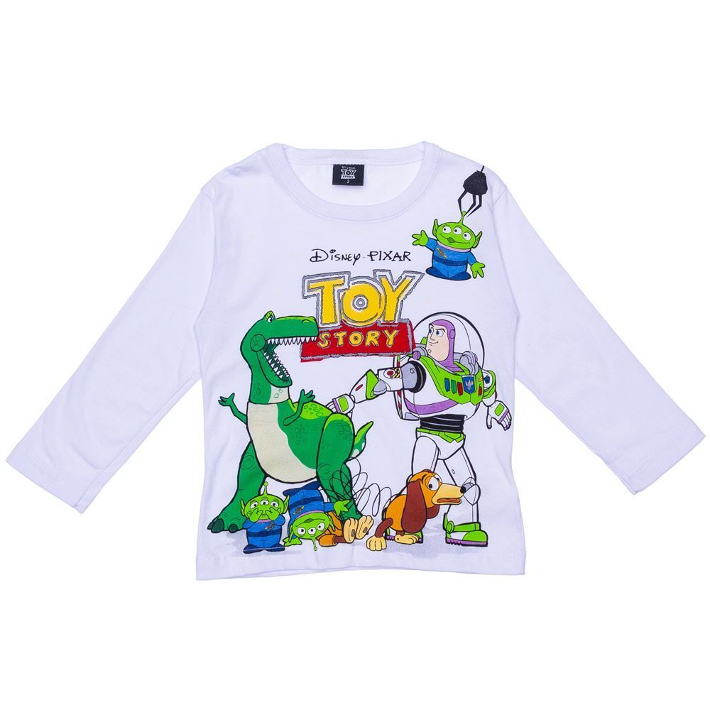 Camiseta 1 a 3 anos Malha Toy Story Disney