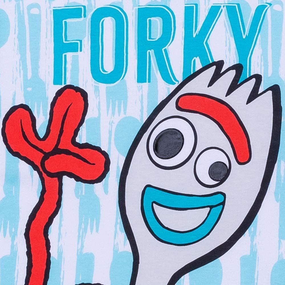 Camiseta 1 a 3 anos Malha Toy Story Forky Disney