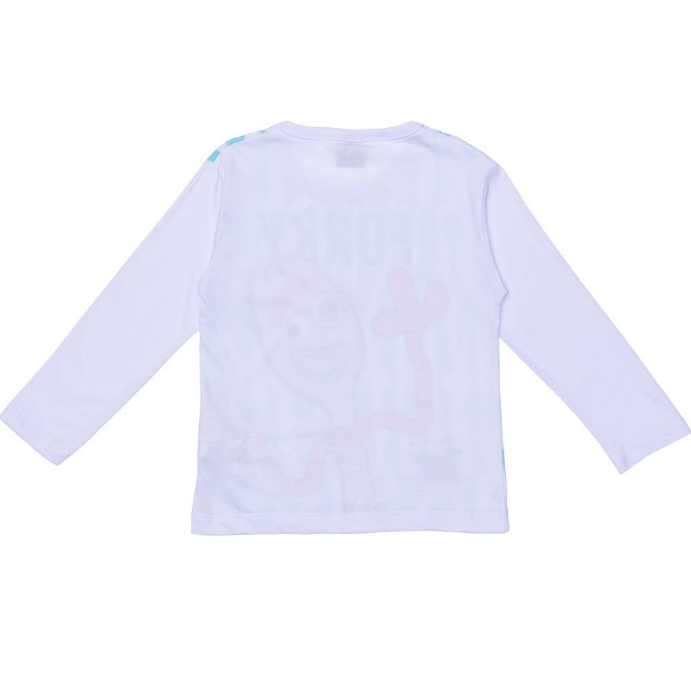 Camiseta 1 a 3 anos Malha Toy Story Forky Disney