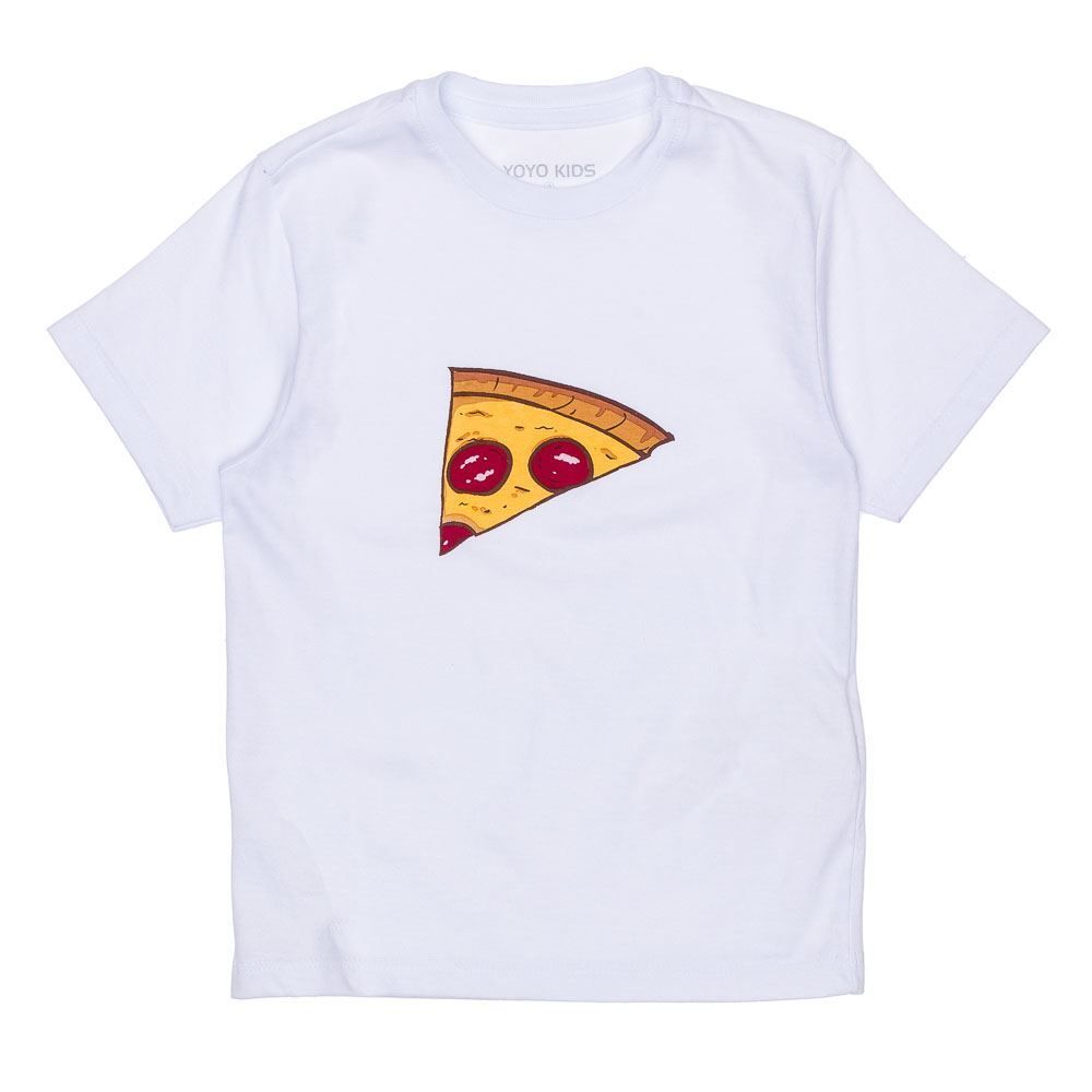 Camiseta 1 a 3 anos Pizza Yoyo Kids
