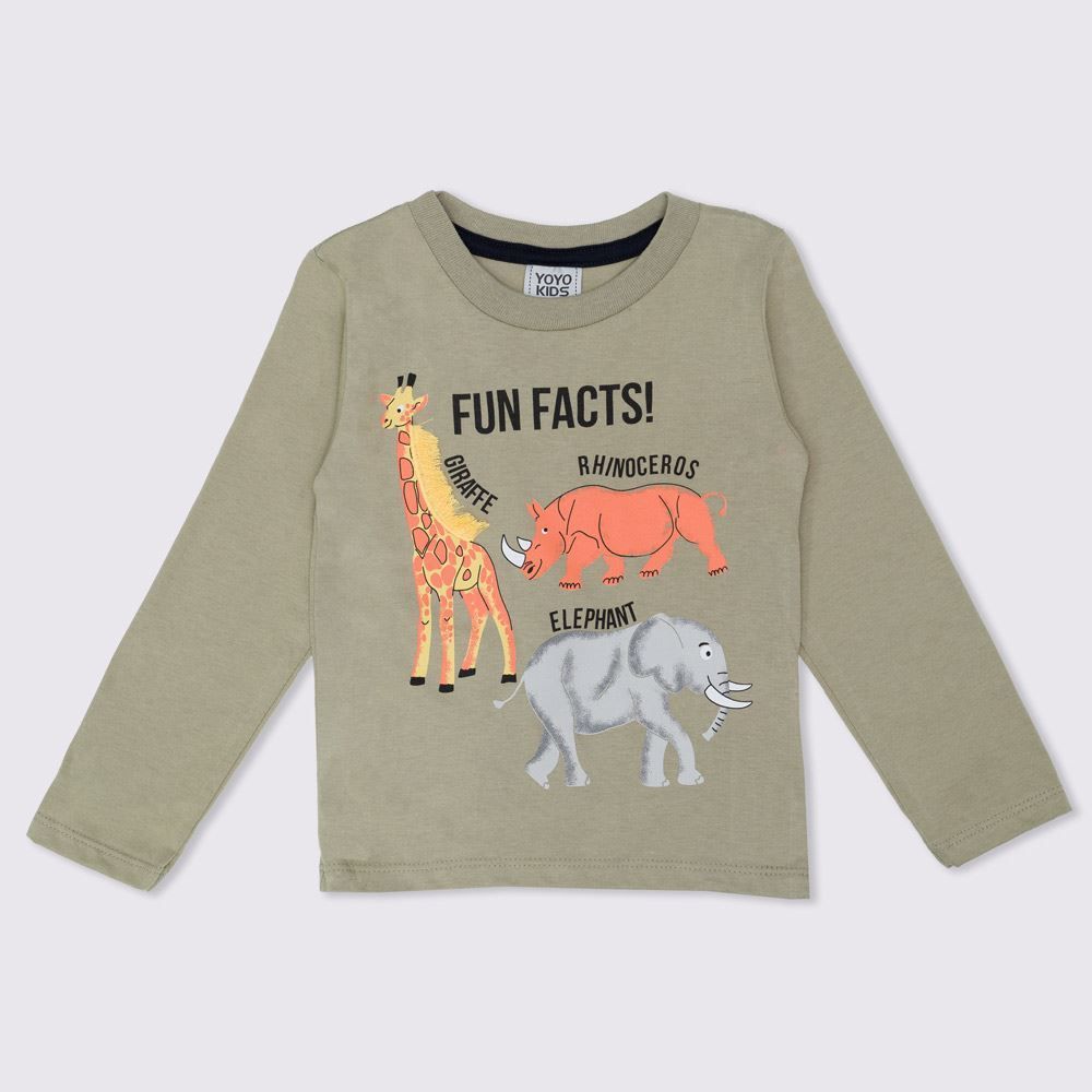 Camiseta 1 a 3 anos Selva Yoyo Kids