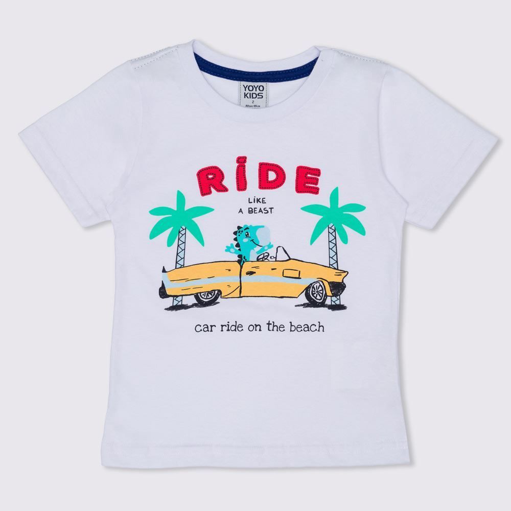 Camiseta 1 a 3 anos Silk Ride Yoyo Kids