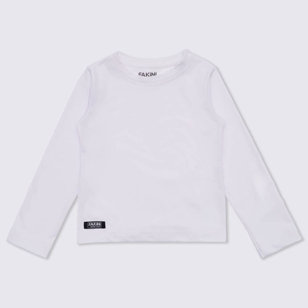 Camiseta 1 a 3 anos Térmica Gola Redonda Fakini