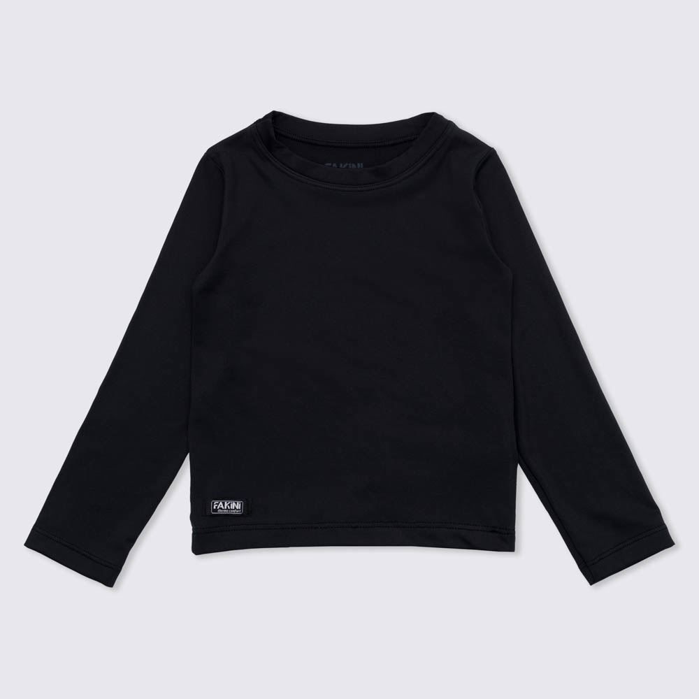 Camiseta 1 a 3 anos Térmica Gola Redonda Fakini