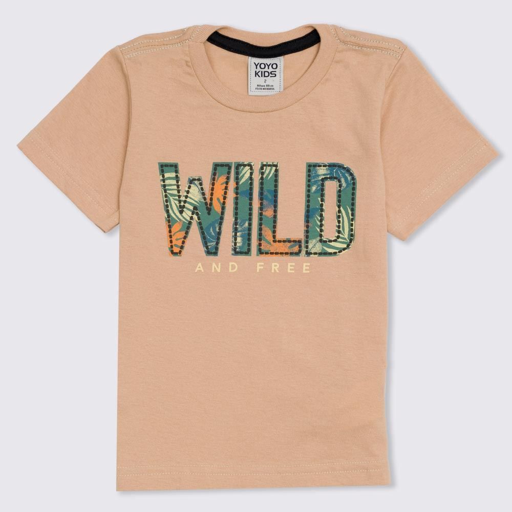 Camiseta 1 a 3 anos Wild Yoyo Kids