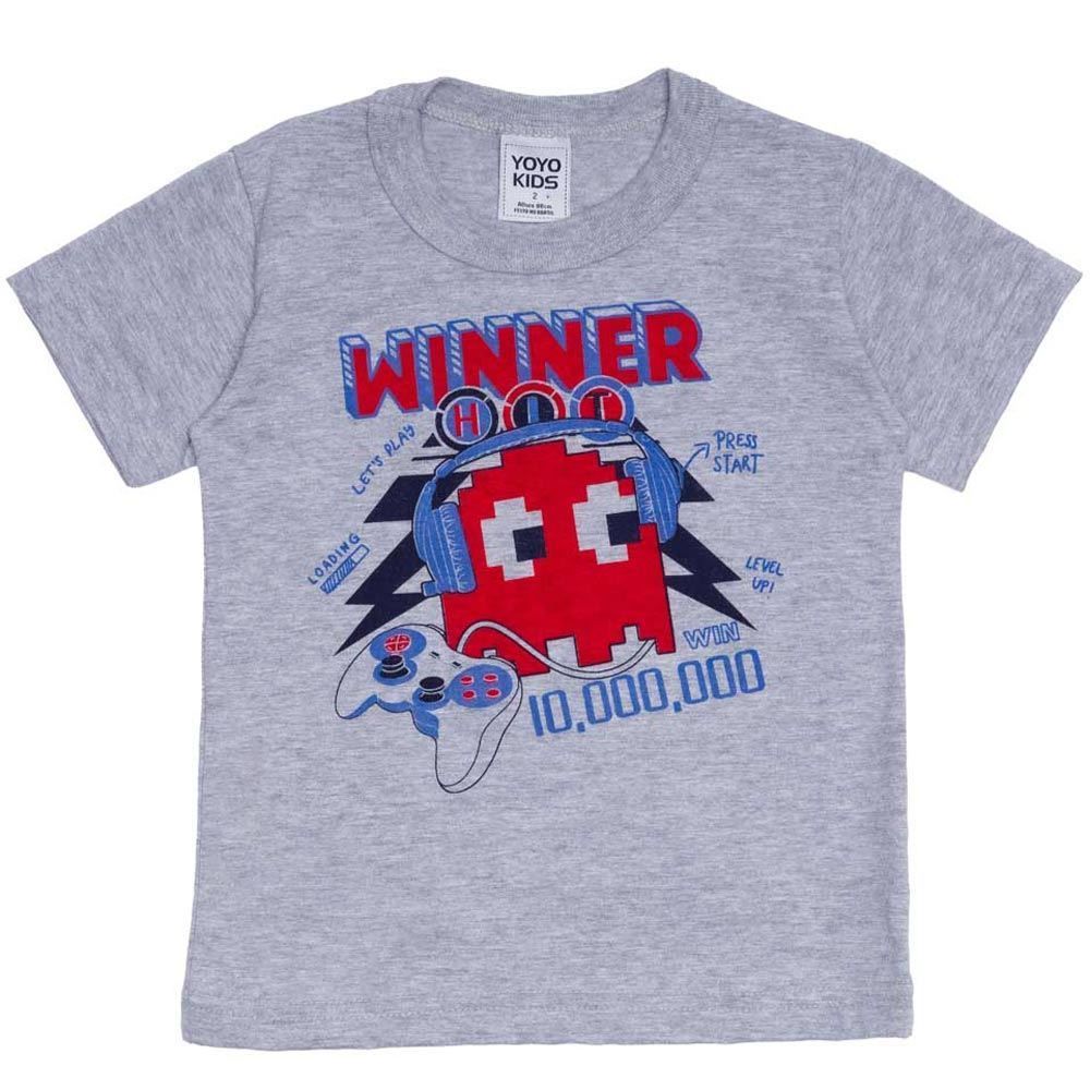 Camiseta 1 a 3 anos Winner Yoyo Kids