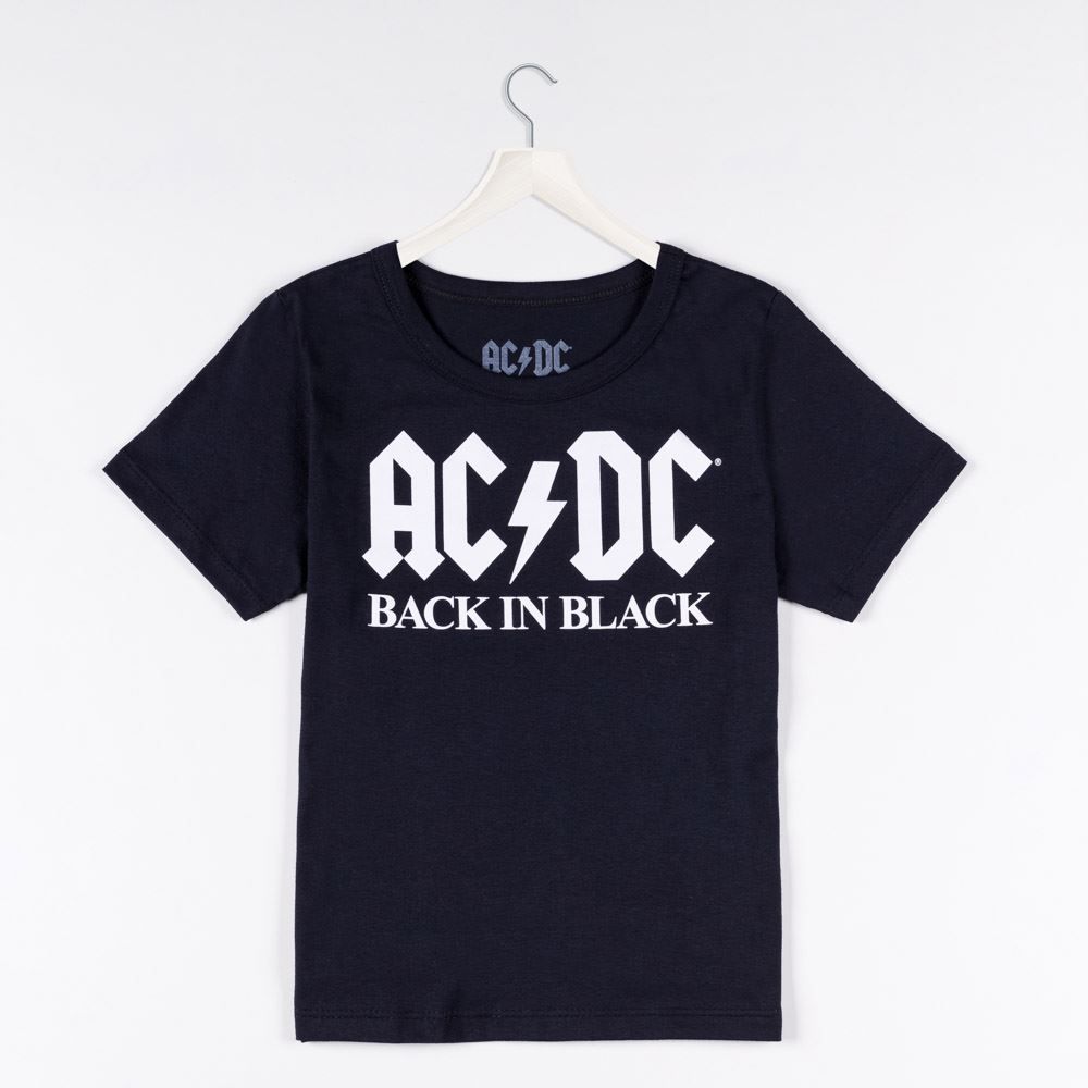 Camiseta 12 a 16 anos AC DC Bandup