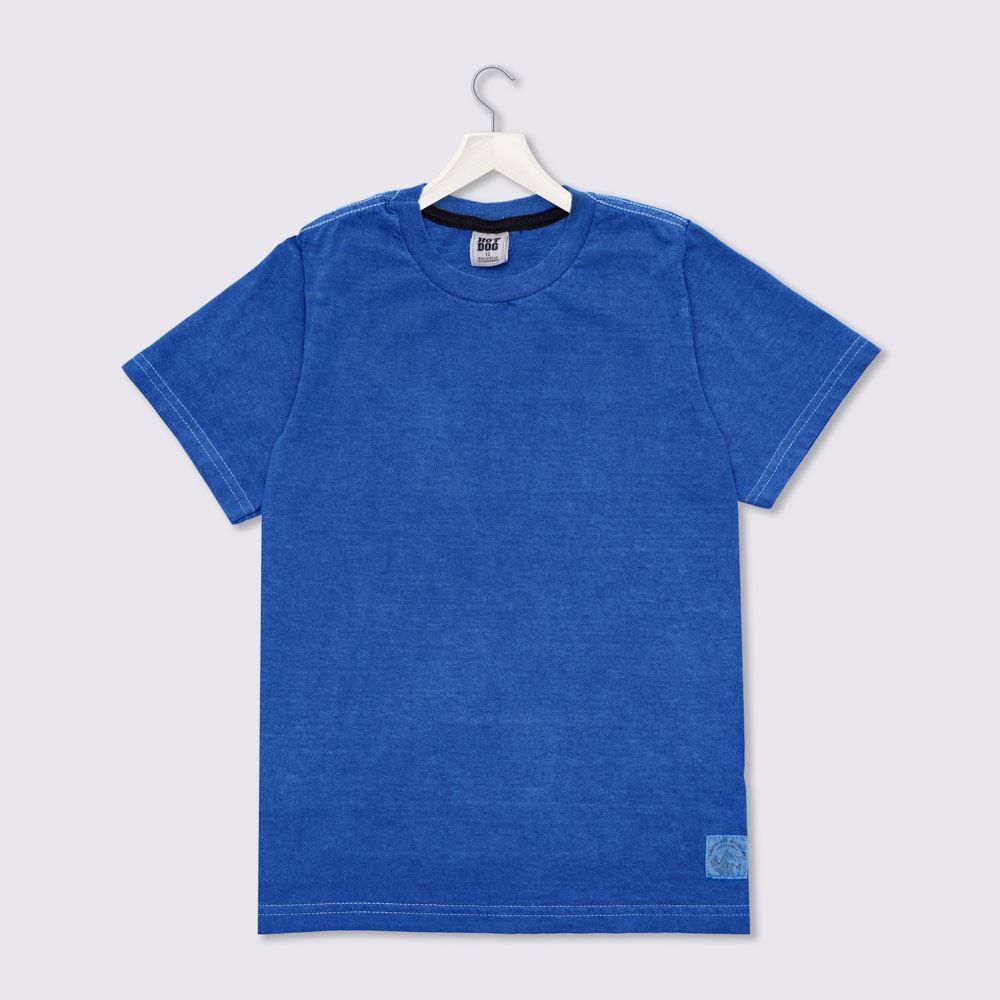 Camiseta 12 a 16 anos M/Malha Lisa Estonada Hot Dog