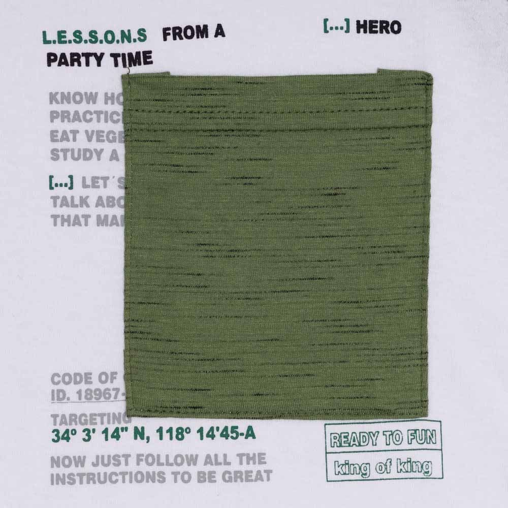 Camiseta 12 a 16 anos Mangas Raglan Hot Dog