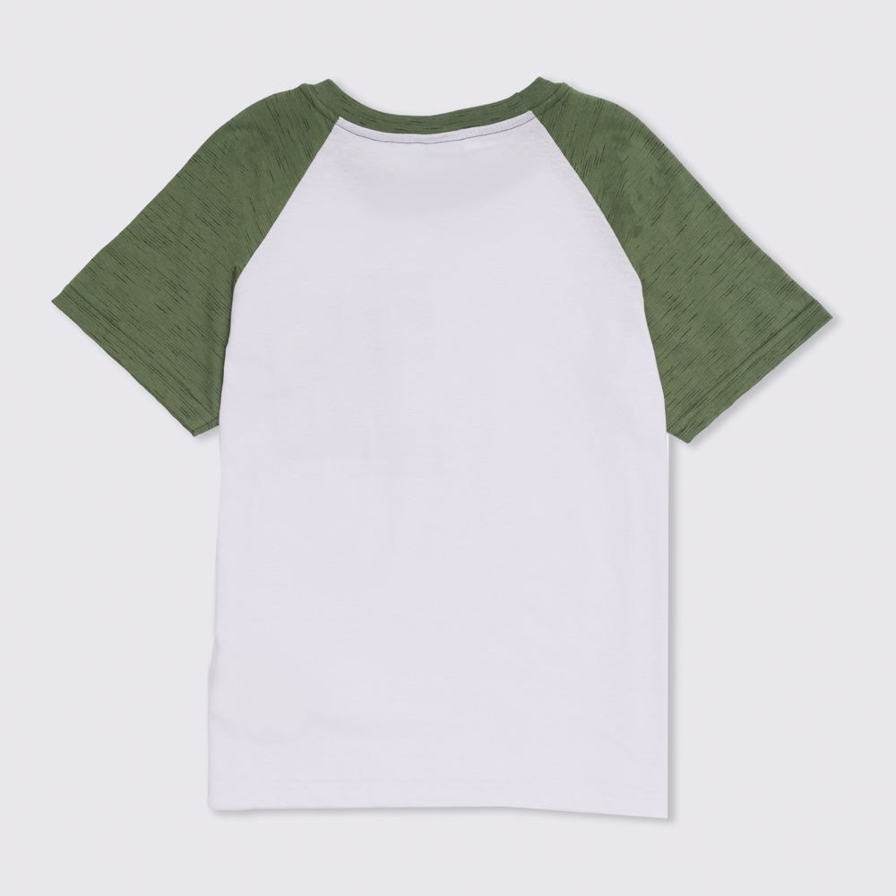 Camiseta 12 a 16 anos Mangas Raglan Hot Dog