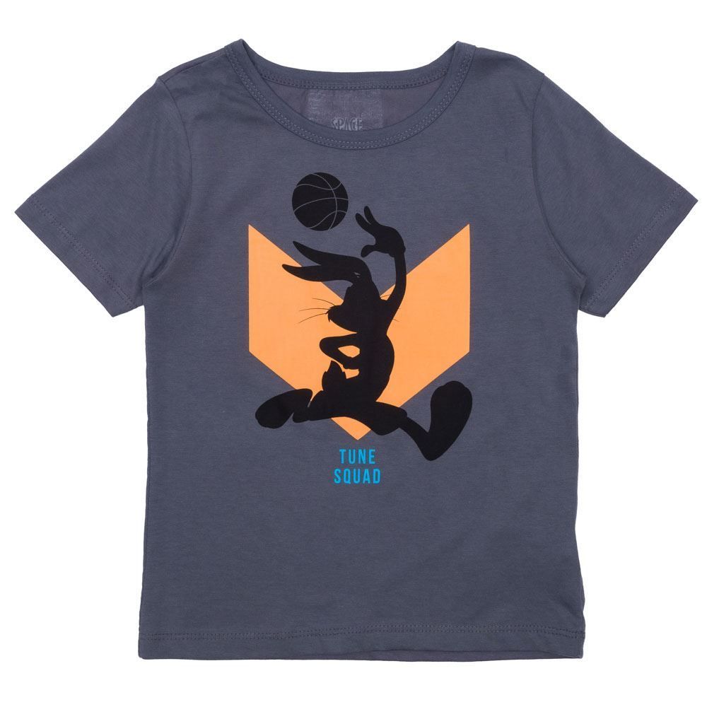 Camiseta 12 a 16 anos Space Jam Pernalonga Basquete Bandup