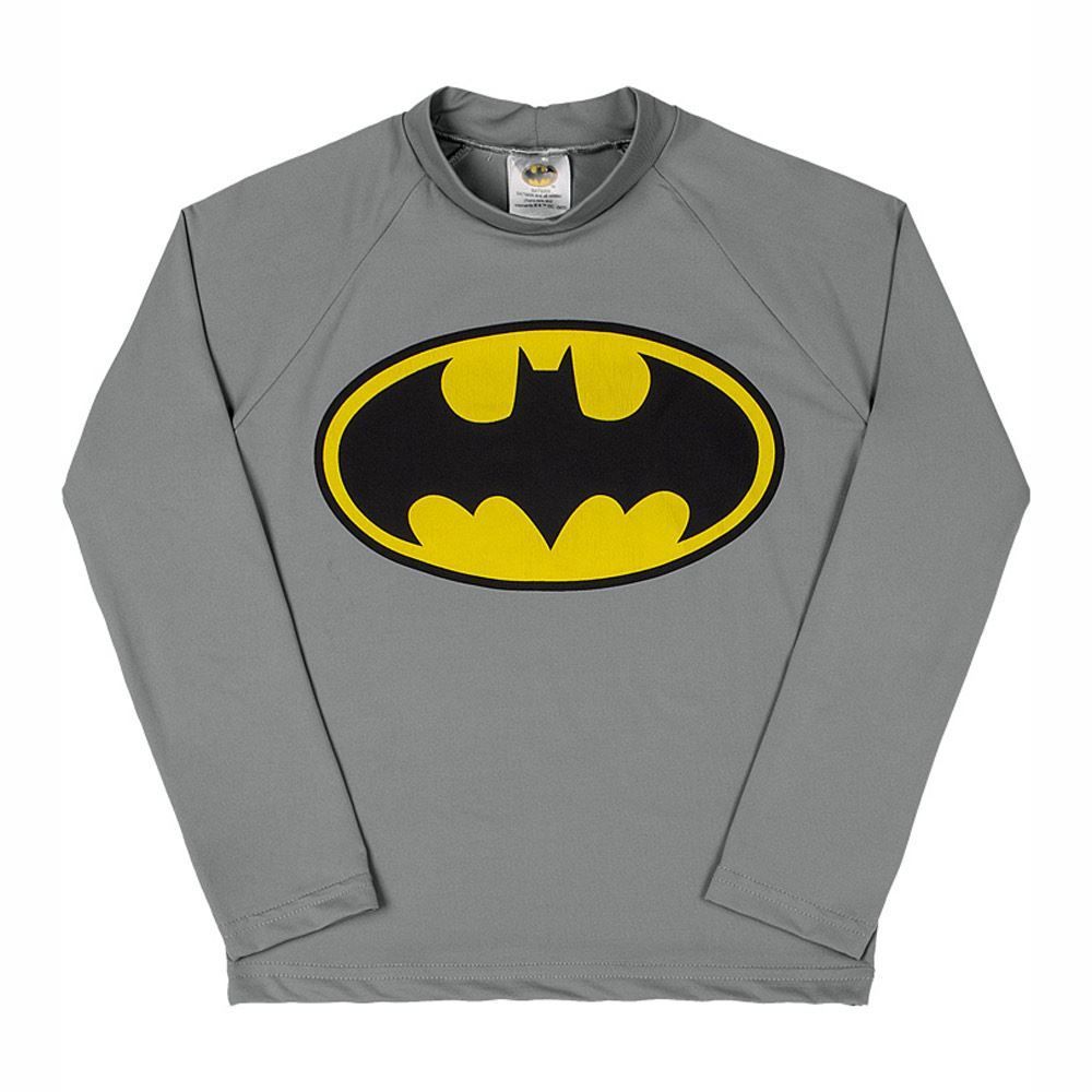 Camiseta 4 a 10 anos Batman Proteção UV Marlan