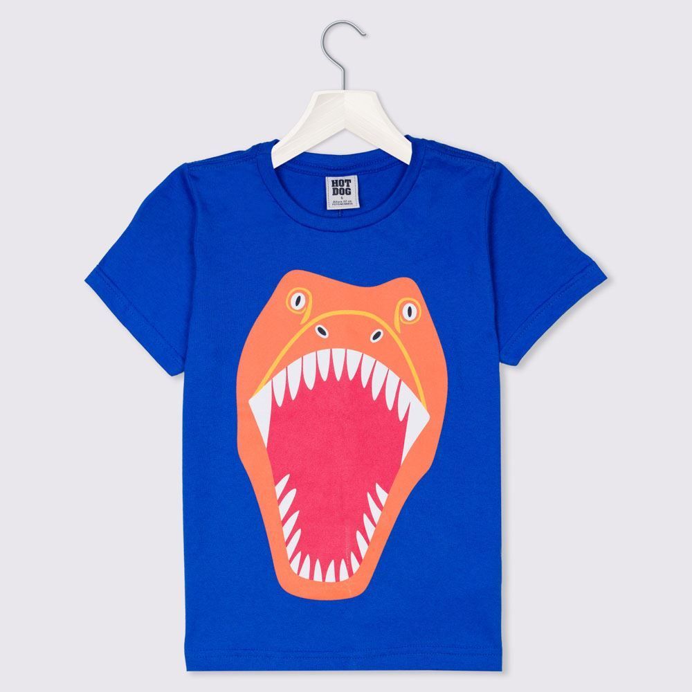 Camiseta 4 a 10 anos Jacaré Costas Hot Dog