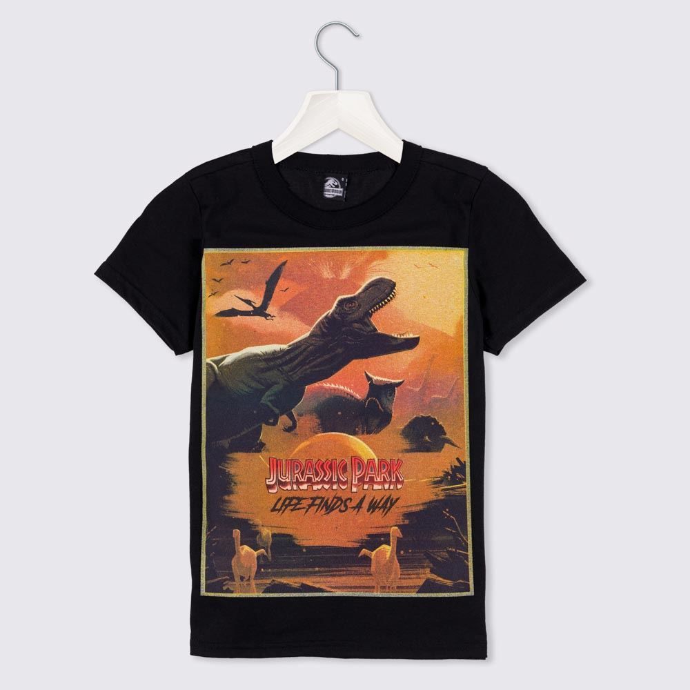 Camiseta 4 a 10 anos Jurassic World Life Malwee Kids