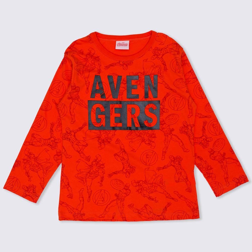 Camiseta 4 a 10 anos M/Malha Avengers Marvel