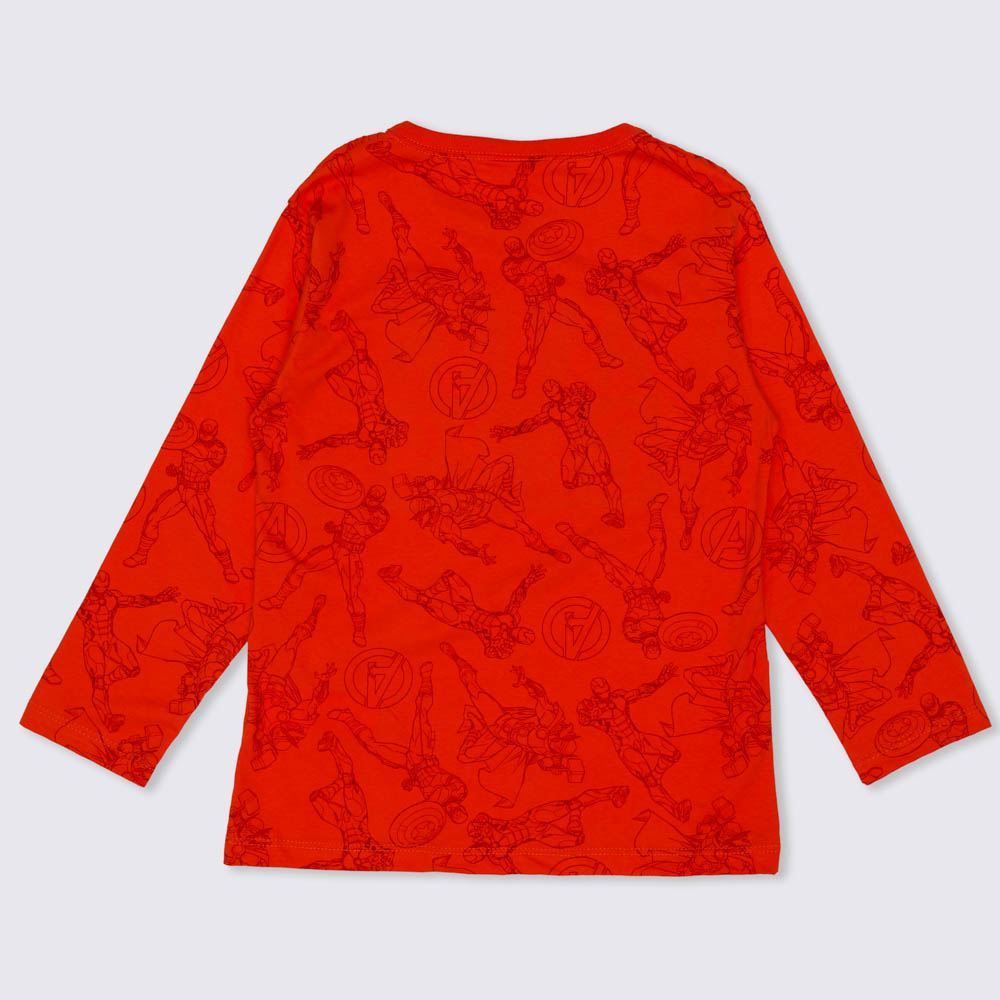 Camiseta 4 a 10 anos M/Malha Avengers Marvel