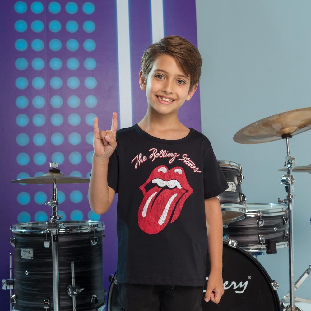 Camiseta 4 a 10 anos Rolling Stones Bandup