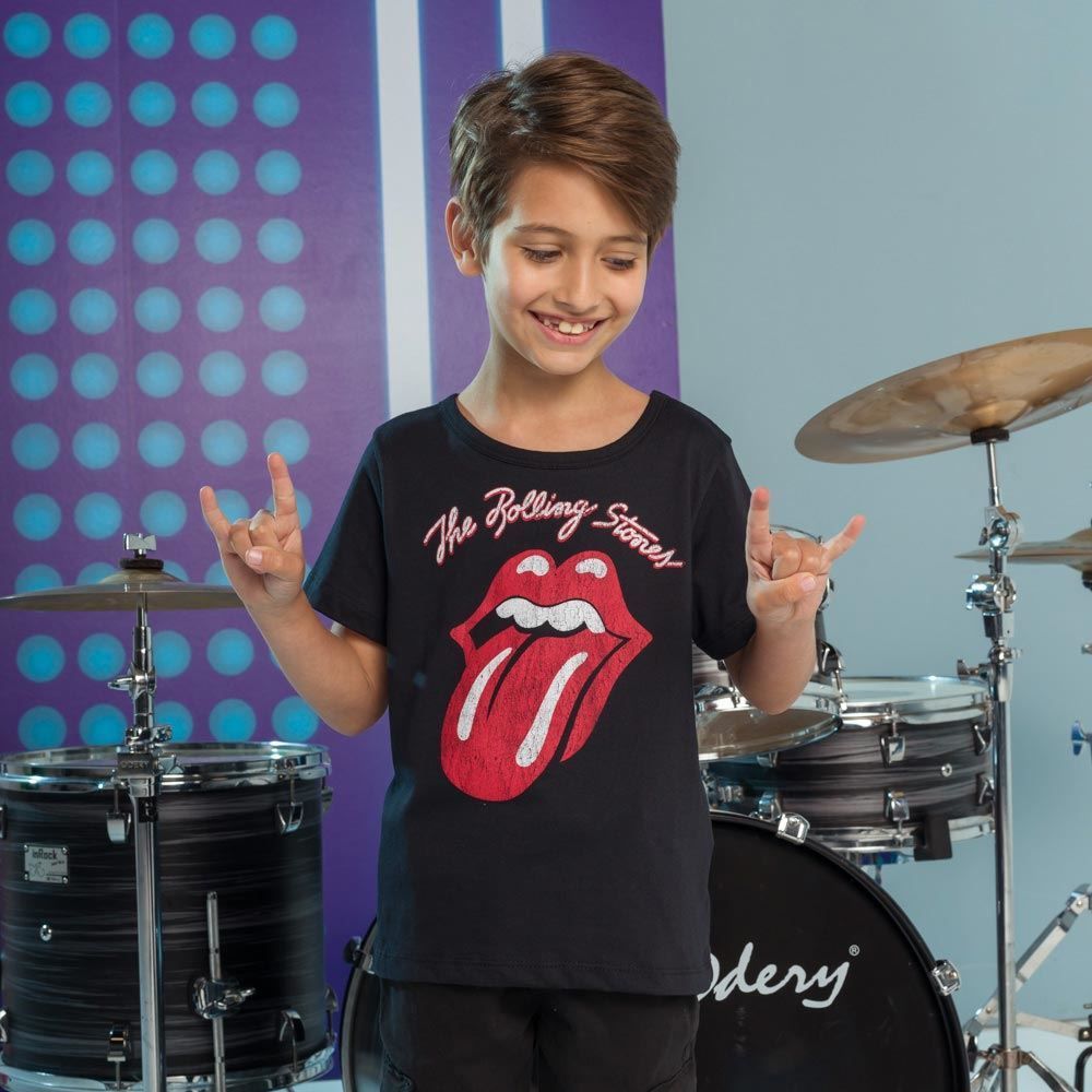 Camiseta 4 a 10 anos Rolling Stones Bandup