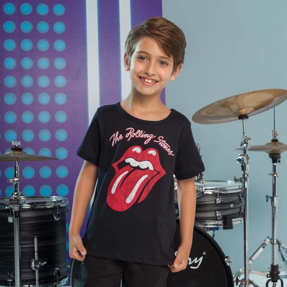 Camiseta 4 a 10 anos Rolling Stones Bandup