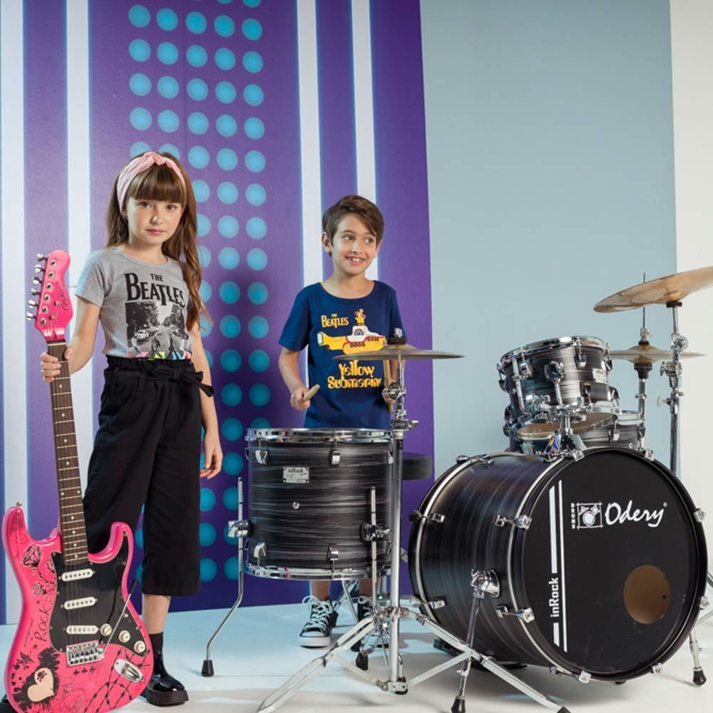 Camiseta 4 a 10 anos The Beatles Bandup