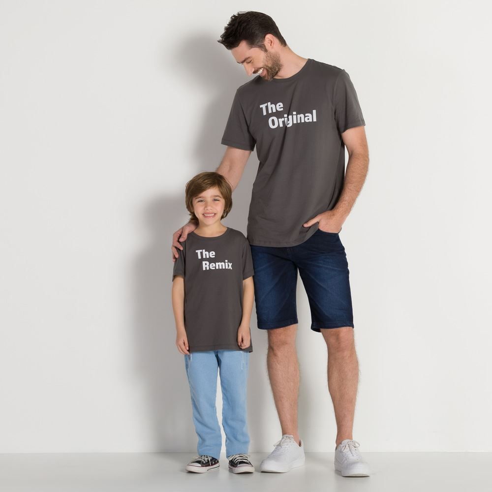 Camiseta Tal Pai Tal Filho 4 a 10 anos The Remix Hot Dog