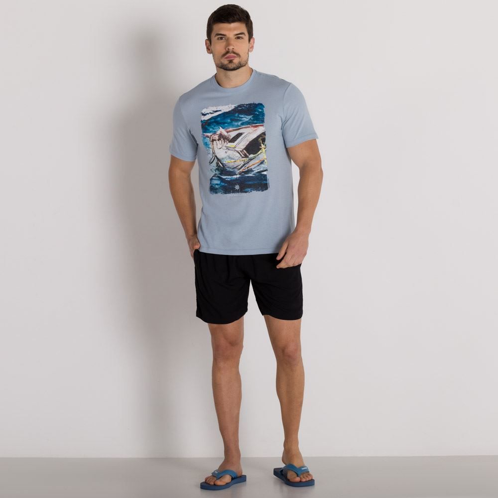 Camiseta Barco Aquarela Thing