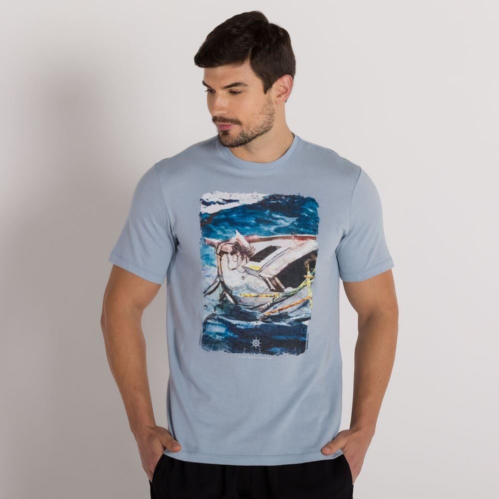 Camiseta Barco Aquarela Thing