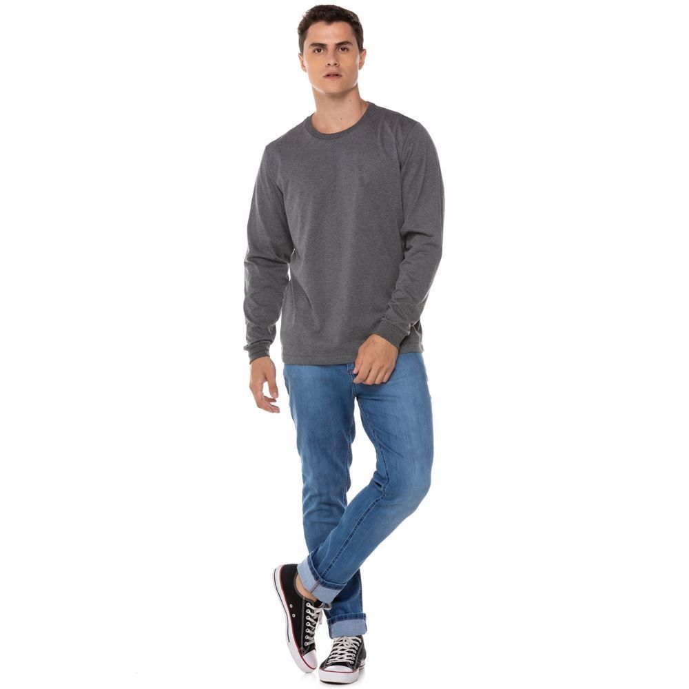 Camiseta Básica com Punhos Marc Alain