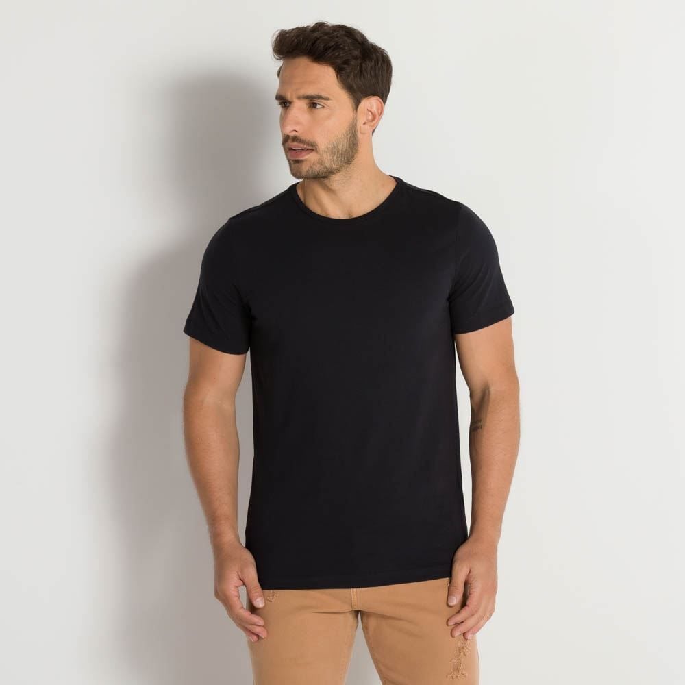 Camiseta Básica Manga Curta Marc Alain