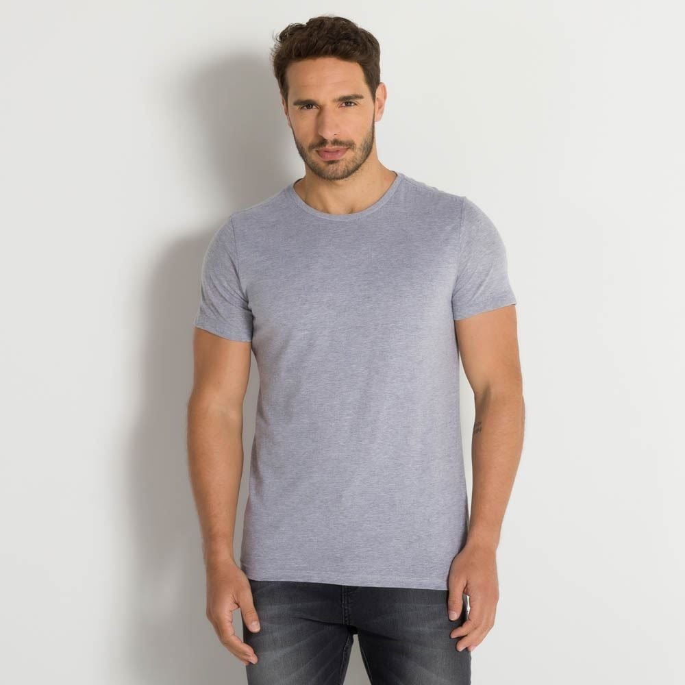 Camiseta Básica Manga Curta Marc Alain