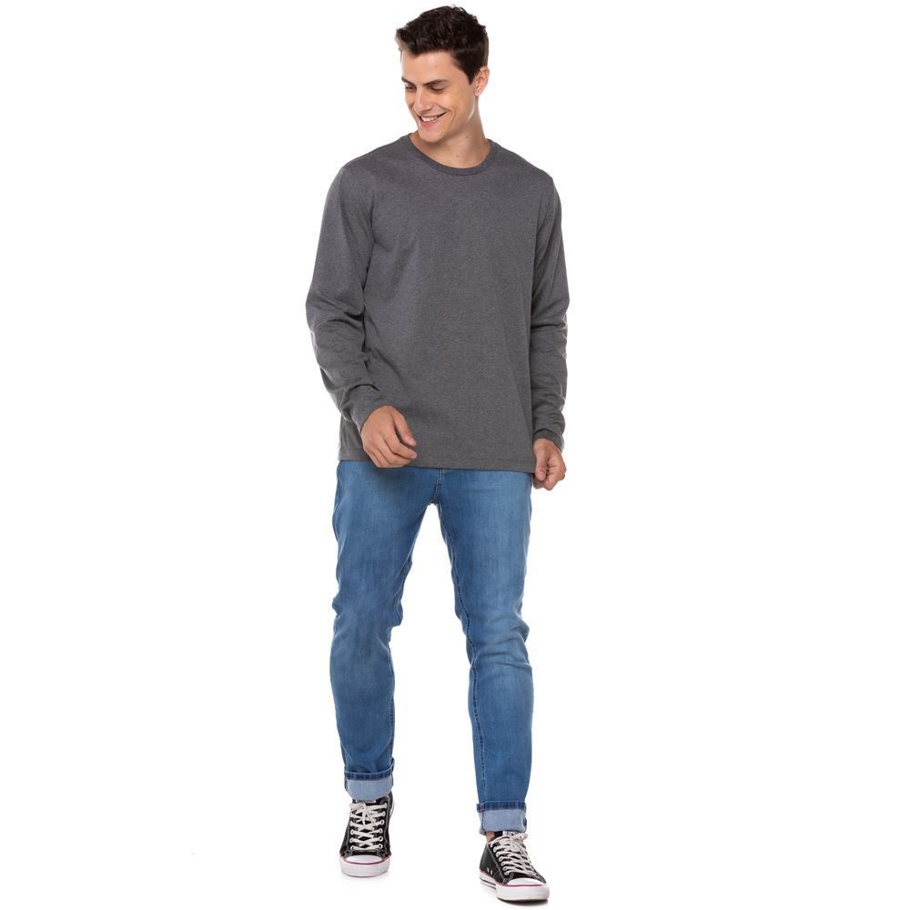 Camiseta Básica Manga Longa Marc Alain