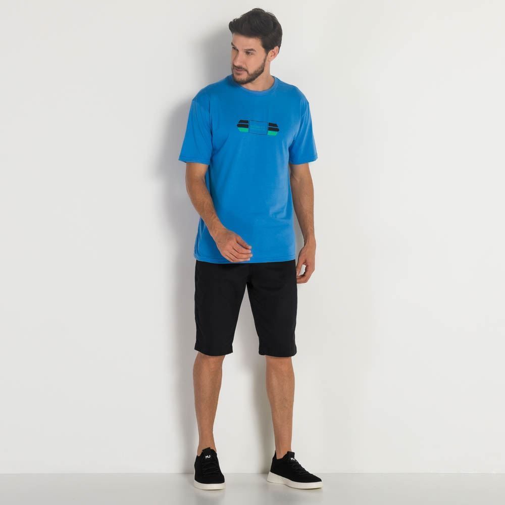 Camiseta Básica Masculina Cores Nicoboco