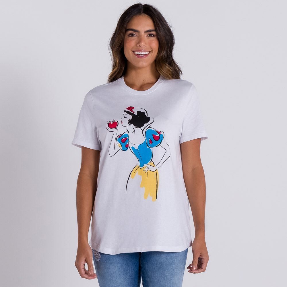 Camiseta Branca de Neve Disney