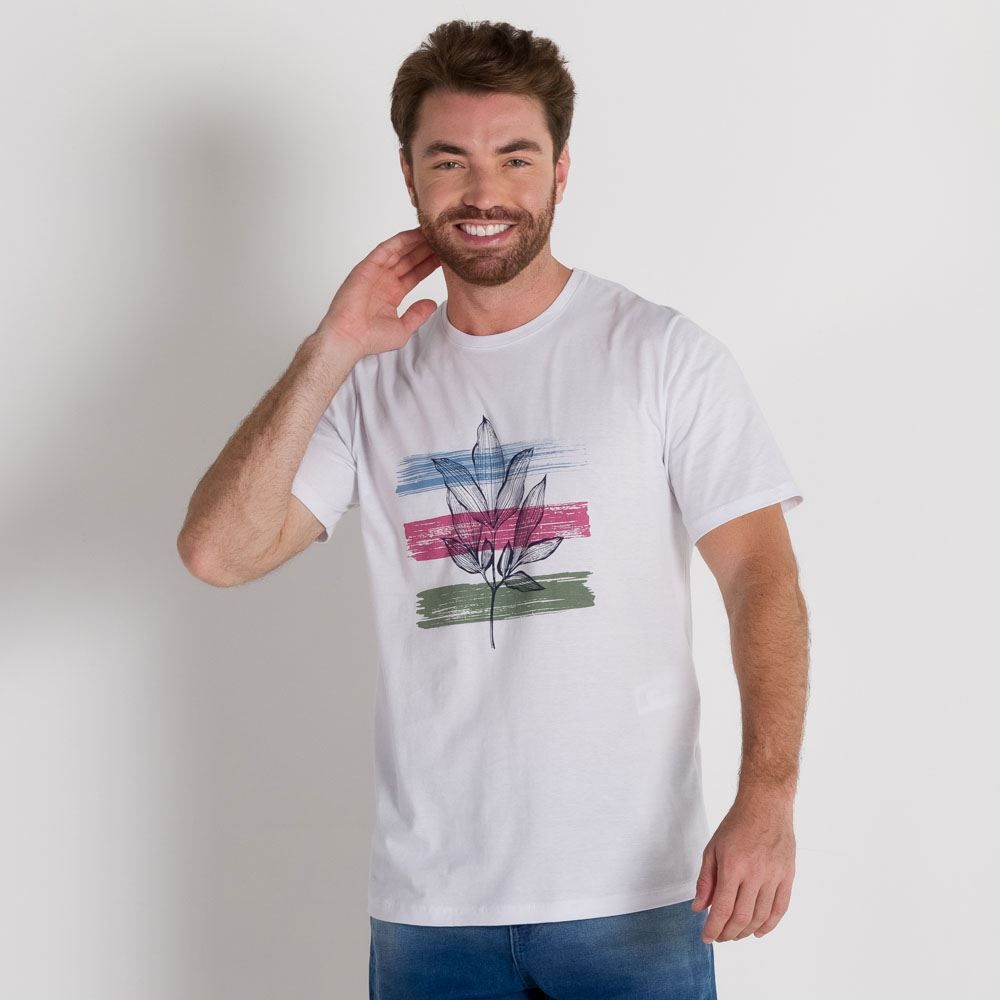 Camiseta com Estampa localizada Colorida Thing