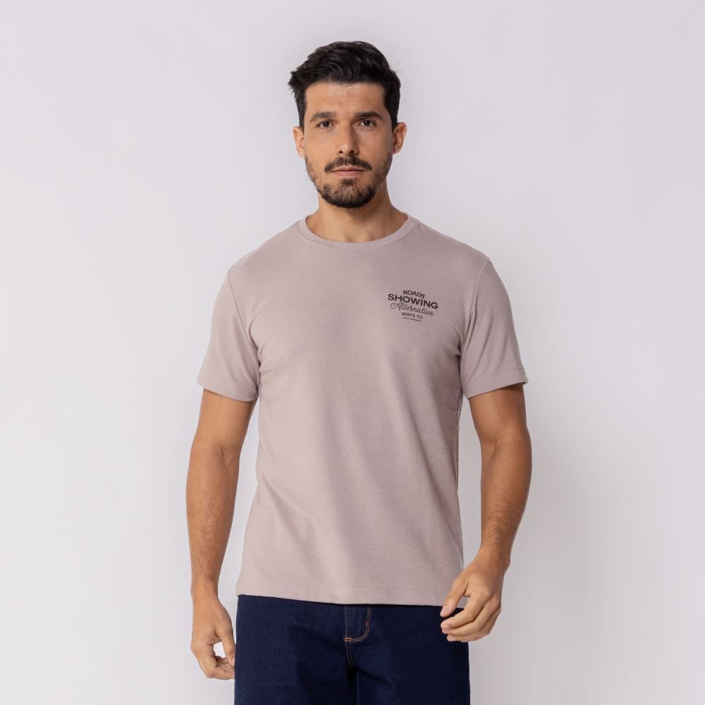 Camiseta Masculina Com Estampa Marc Alain 