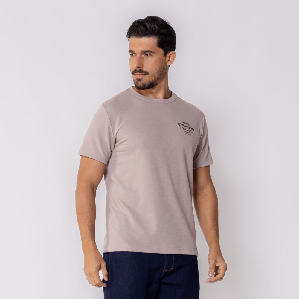 Camiseta Masculina Com Estampa Marc Alain 