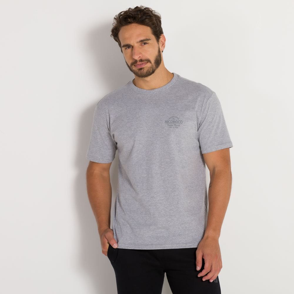 Camiseta com Estampa Minimalista Nicoboco