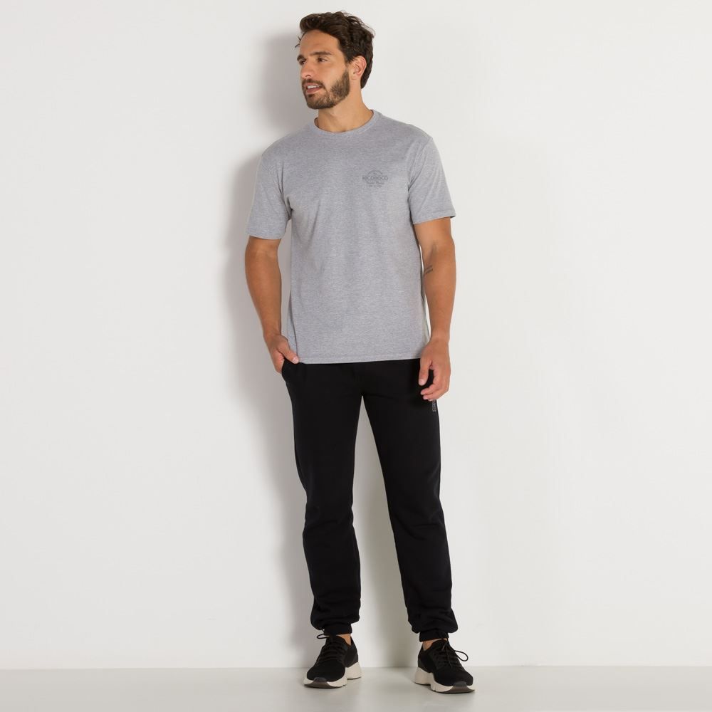 Camiseta com Estampa Minimalista Nicoboco