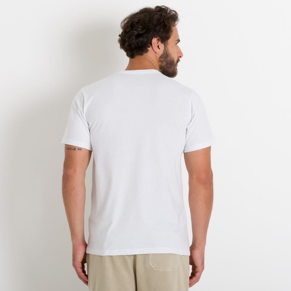 Camiseta com Estampa Tropical Marc Alain