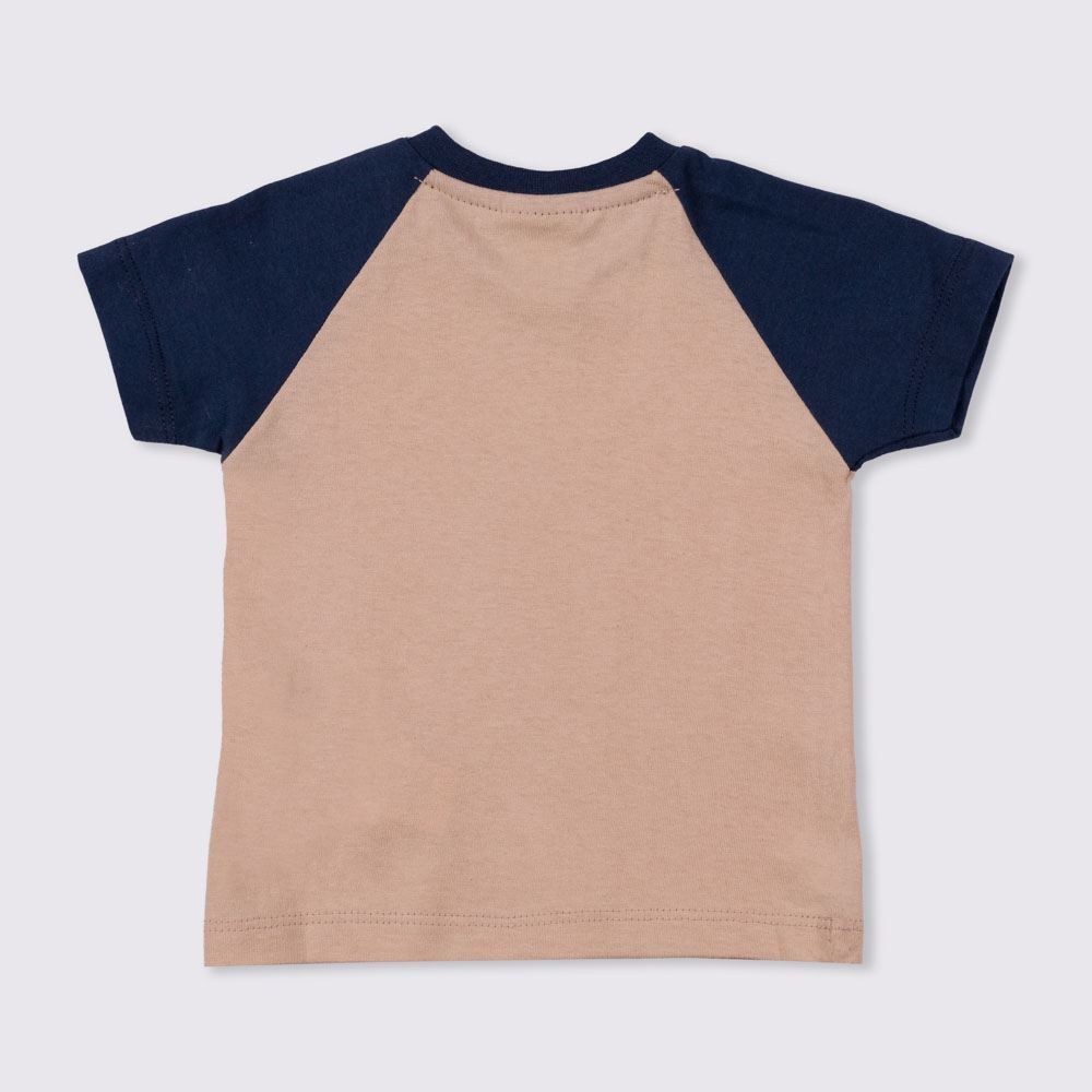 Camiseta de Bebê M/Malha Mangas Raglan Yoyo Baby