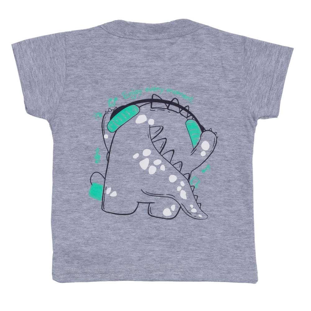 Camiseta de Bebê Menino Dino Music Yoyo Baby