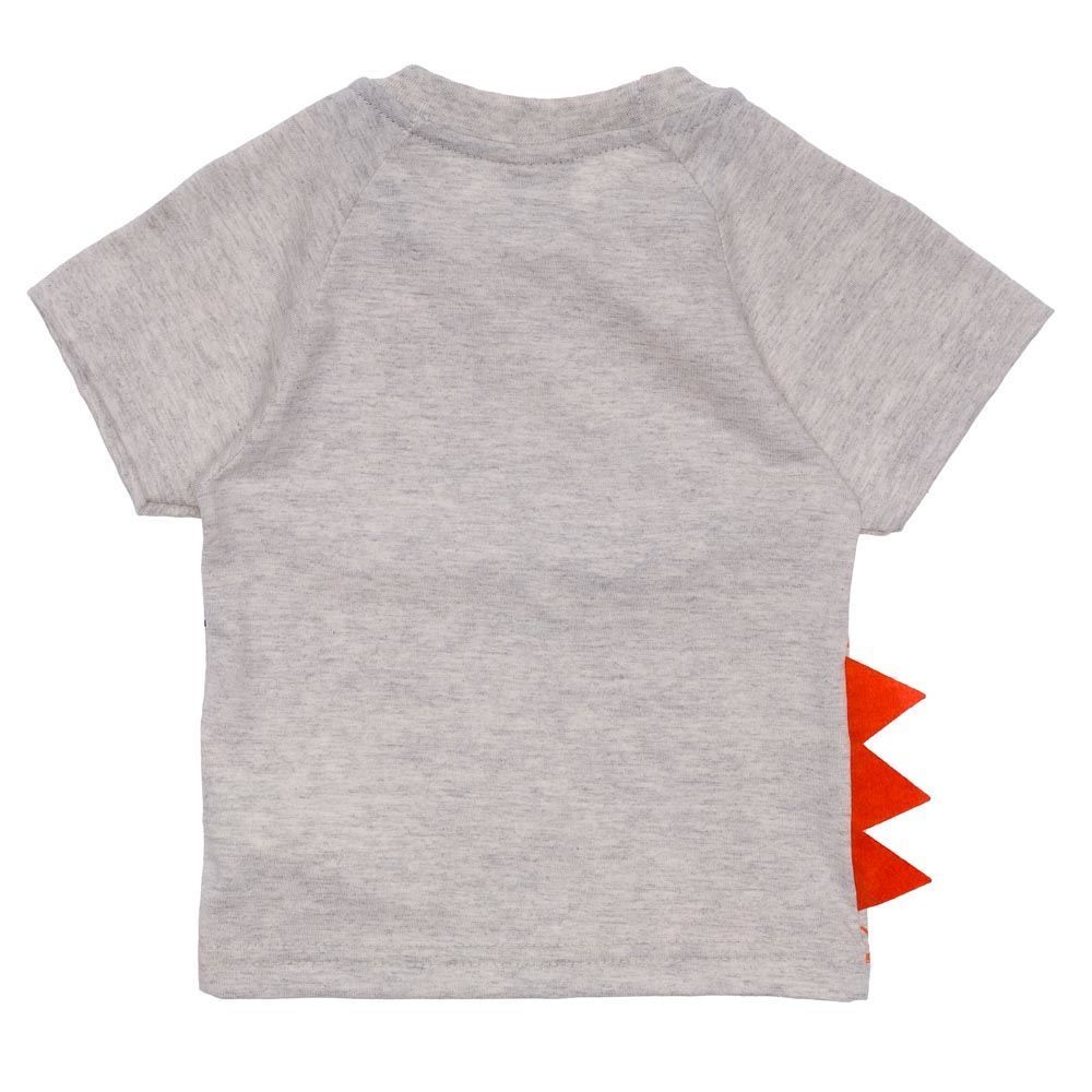 Camiseta de Bebê Menino Dinos Mangas Raglan Yoyo Baby