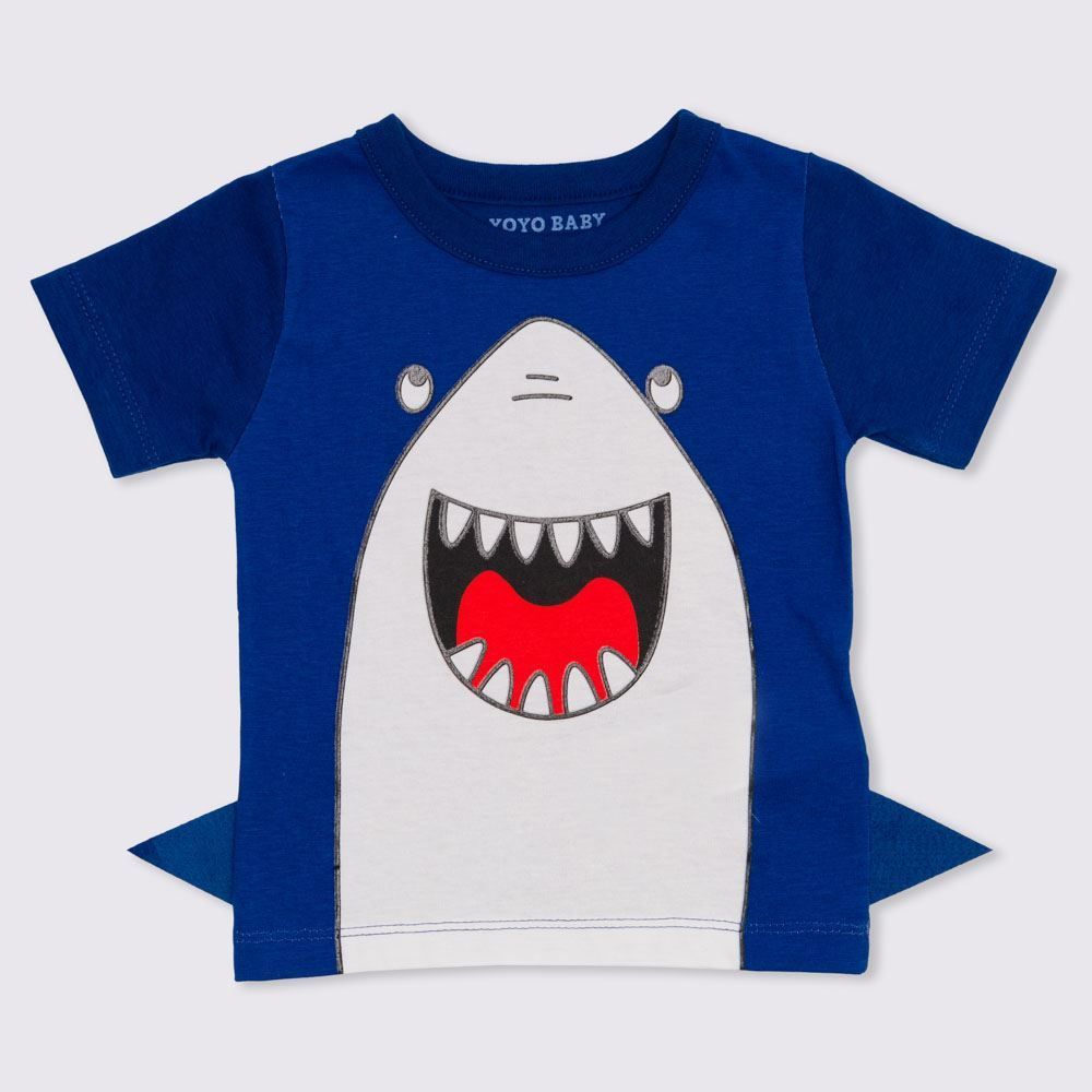 Camiseta de Bebê Silk Tubarão Yoyo Baby