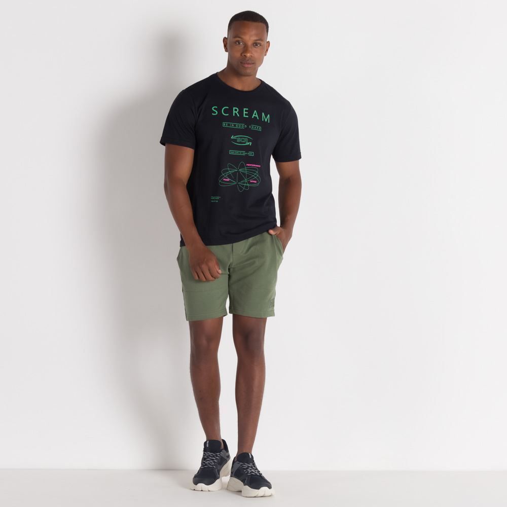 Camiseta de Malha Scream