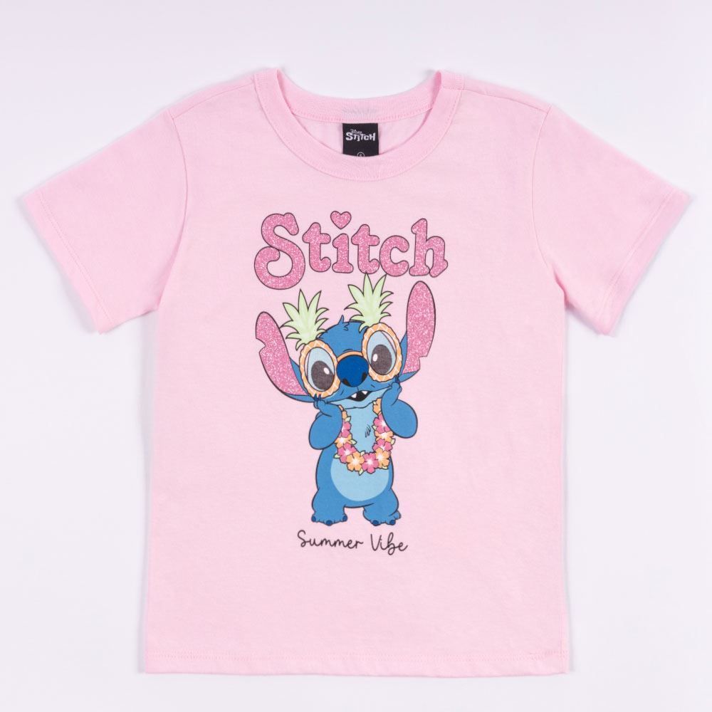 Camiseta Stitch Infantil 4 a 10 Anos Disney