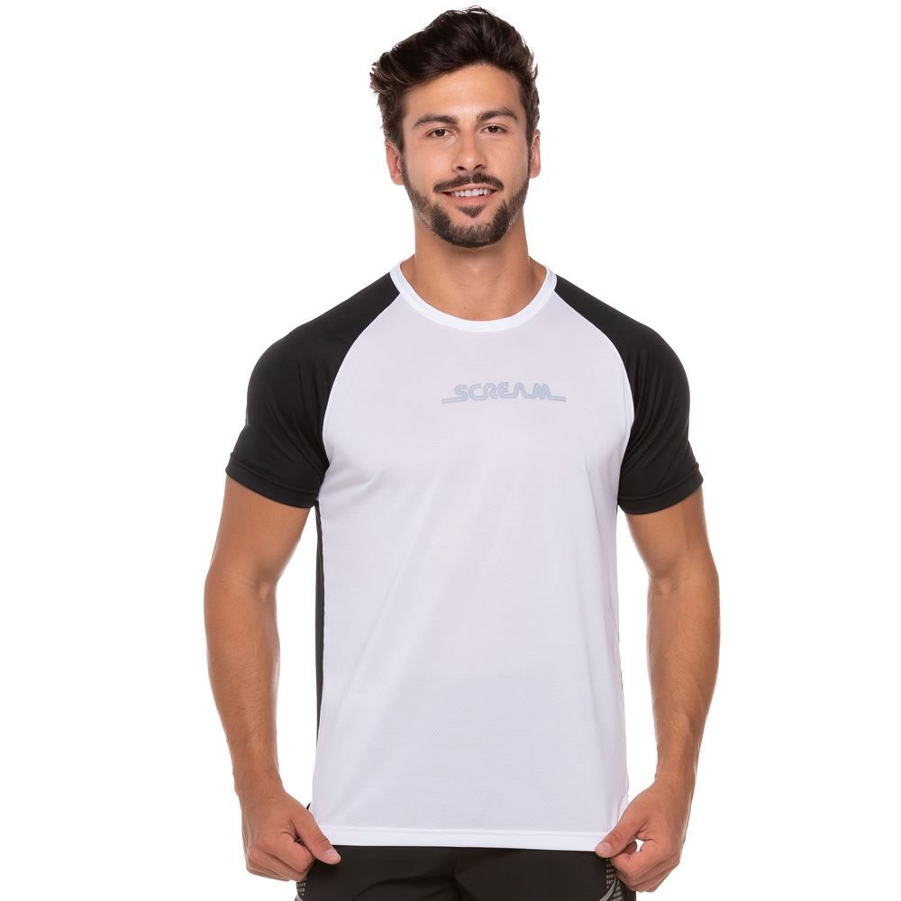 Camiseta DRY Furadinha Mangas Raglan Scream