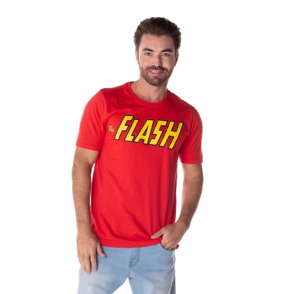 Camiseta Escrita The Flash Dc Comics